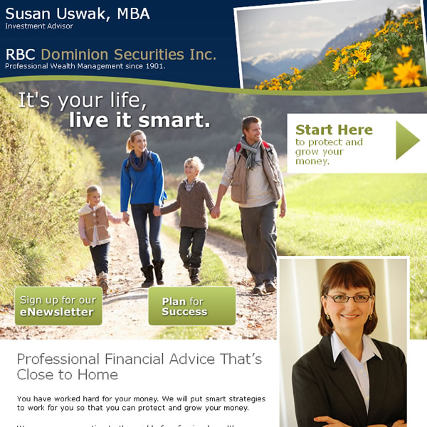Susan Uswak | Web site design
